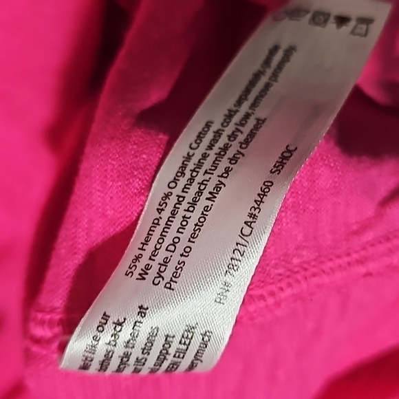 Eileen Fisher Pink V Neck‎ Jersey Pullover Dress Size Small - Picture 4 of 5